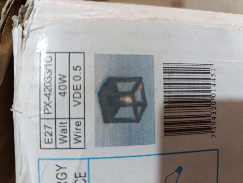 ثرية موديرن ليد PX-42033/1 أسود