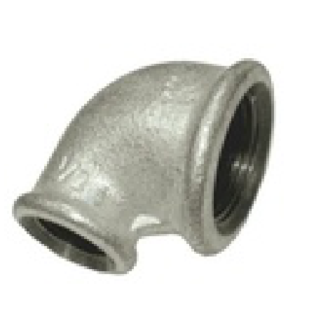 كوع 87° حديد مجلفن رويال منقص UL/FM 1/2"×1"
